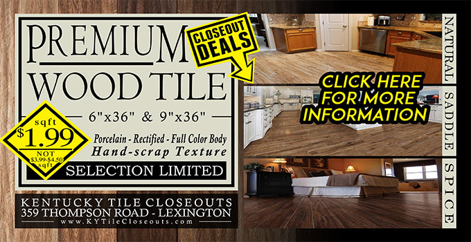 Premium Wood Tile - Over 400,000 Sqft In-stock & ready to go today - KY Tile Warehouse sells discounted, discontinued, excess, and tile seconds