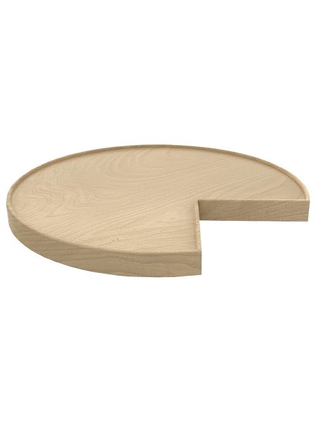 White Lazy Susan Kit<br>For Easy Reach<br>Corner Cabinet