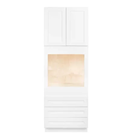 White Oven Cabinet
