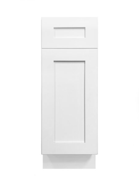White Base Cabinet<br>1 Door & 1Drawer