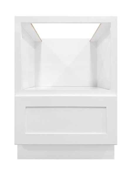 White Microwave Base Cabinet