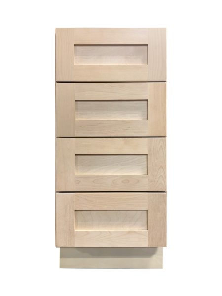 Unfinished Drawer Base<br>4 Drawers