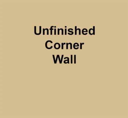 Unfinished Corner Wall