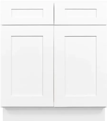 White Sink Base Cabinet