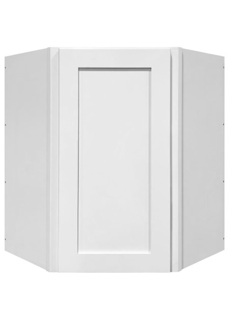 White Diagonal Corner Wall