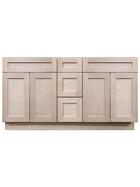 Unfinished Vanity<br>Center Drawer Cabinet